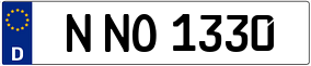 Truck License Plate